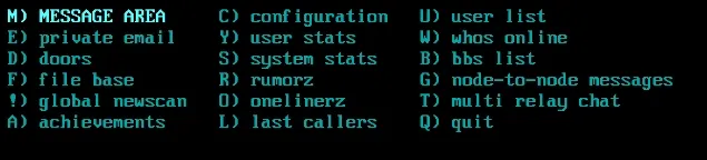 Multi column menu Example